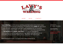 Tablet Screenshot of lavyswelding.com